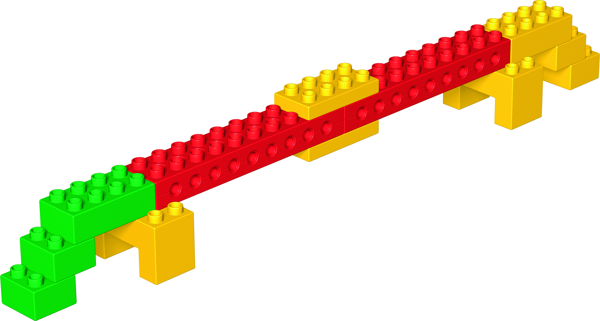 Мост LEGO Duplo схема